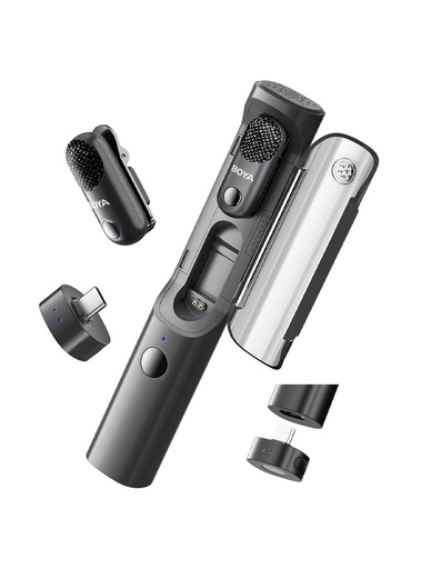 BOYA Magic-5  Mic kit 24 Bit (1to2) type C + Charging Case 