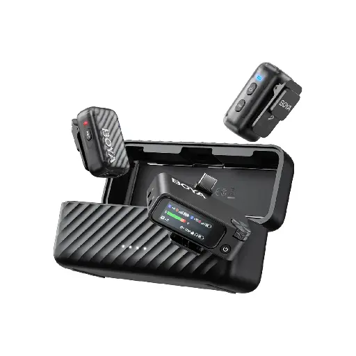 BOYA Mic kit 32 Bit Type C/ios/3.5mm TRS ( BOYAMIC 2-02 )