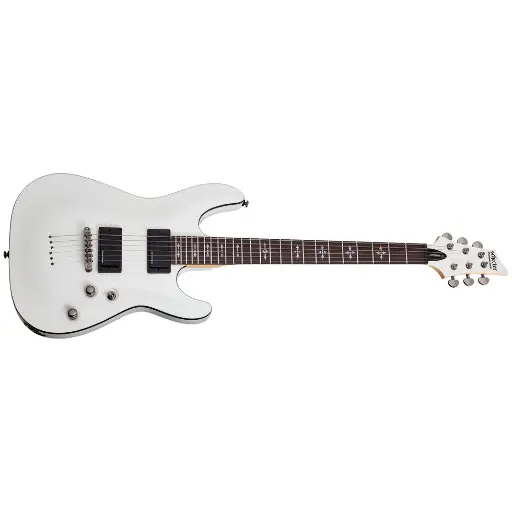 [839212009675] Schecter Diamond Series Demon-6, Vintage White VWHT