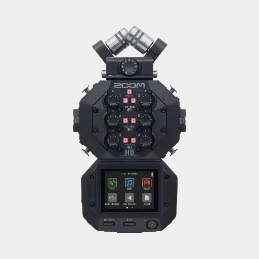 Zoom H8 8-Input / 12-Track Portable Handy Recorder with Touchscreen