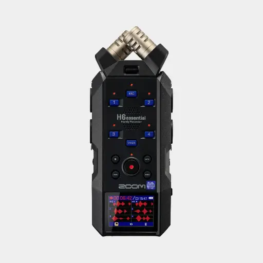 Zoom H6essential
6-Track 32-Bit Float Handy Recorder with Interchangeable
Capsules