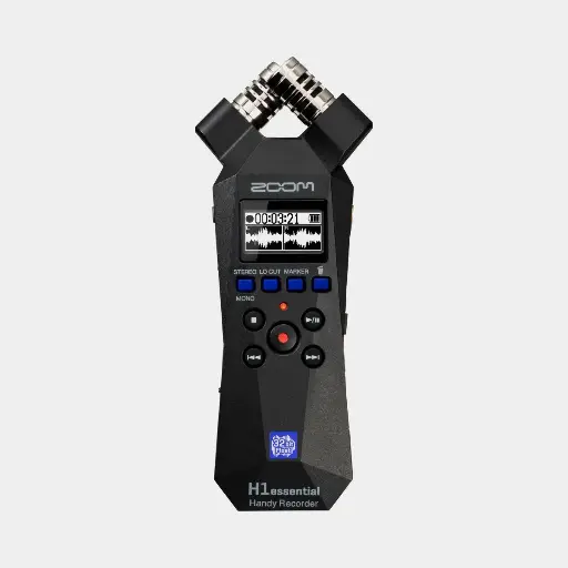Zoom H1essential
Compact 2-Track 32-Bit Float Handy Recorder