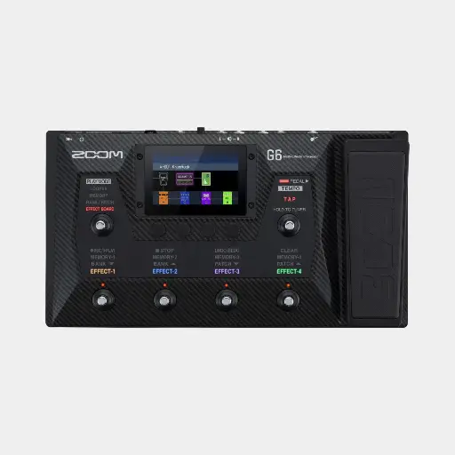 Zoom G6
Guitar Multi-Effects Processor with 4.3" Touchscreen &
Expression Pedal