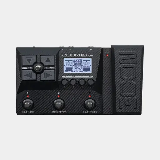 Zoom G2X Four
Guitar Multi-Effects Processor with Multi-Layer IR and
Expression Pedal