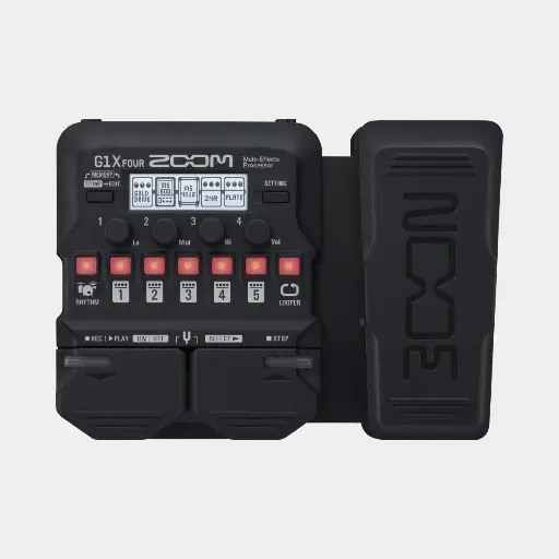 Zoom G1X Four
Guitar Multi-Effects Pedal with Expression Pedal and 70+
Effects