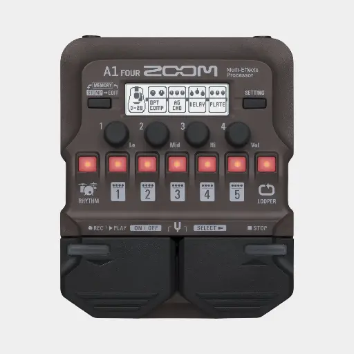 Zoom A1 Four
Acoustic Multi-Effects Processor for Guitar, Sax, Violin &
More