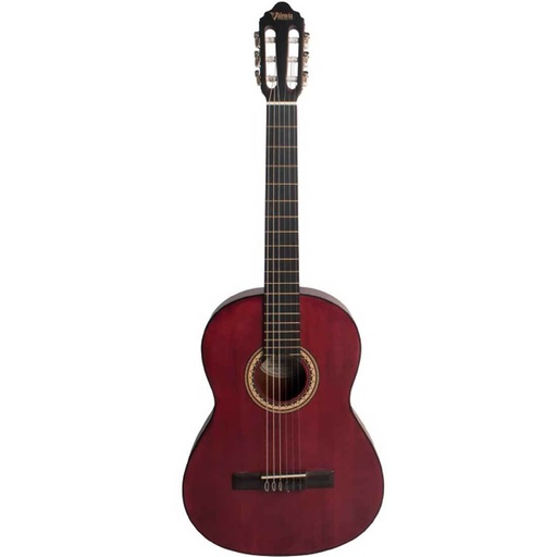 [8997032893644] Valencia Classical Guitar VC204 TWR Trans Wine Red